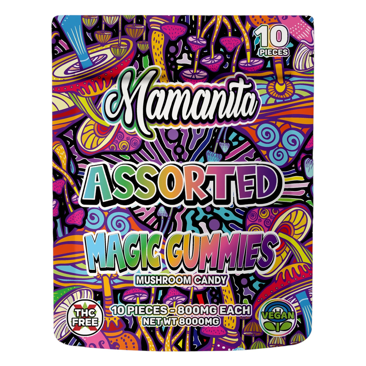 Mamanita Magic Vegan Gummies - 8,000mg