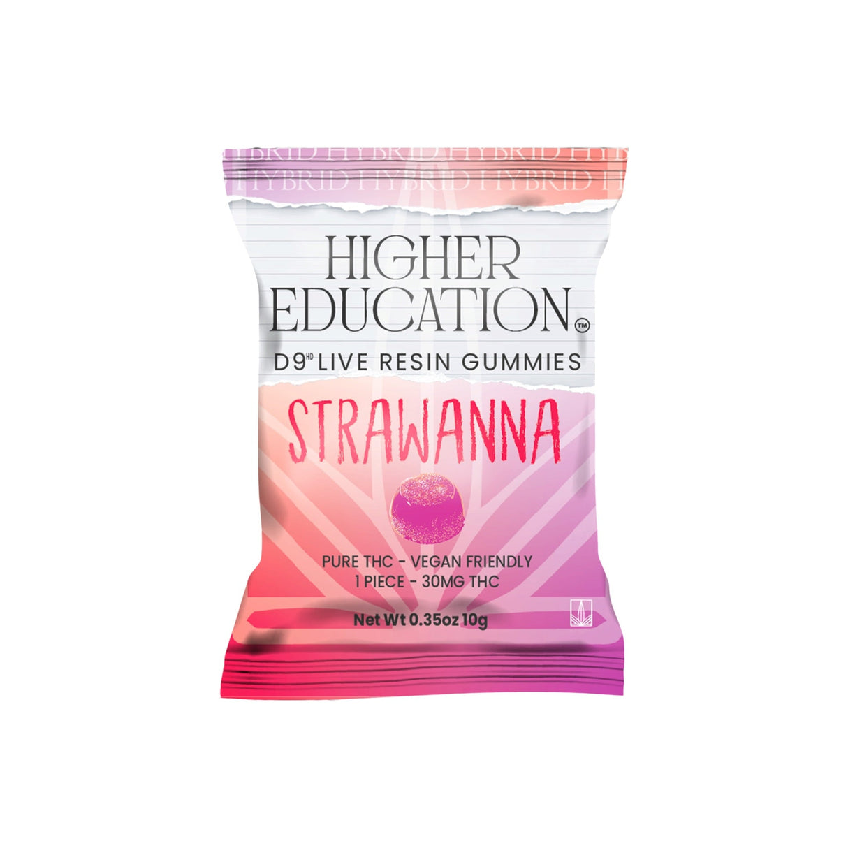 Higher Education D9 THC Live Resin Gummies