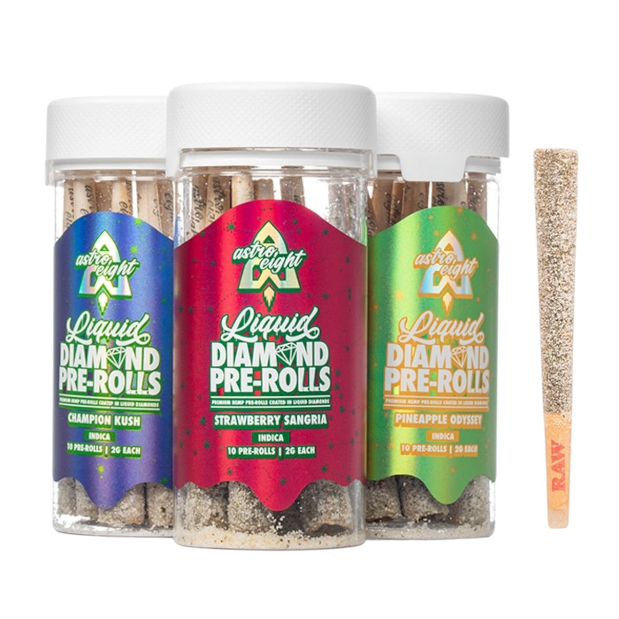 Astro Eight Liquid Diamond Pre-Rolls - 20g