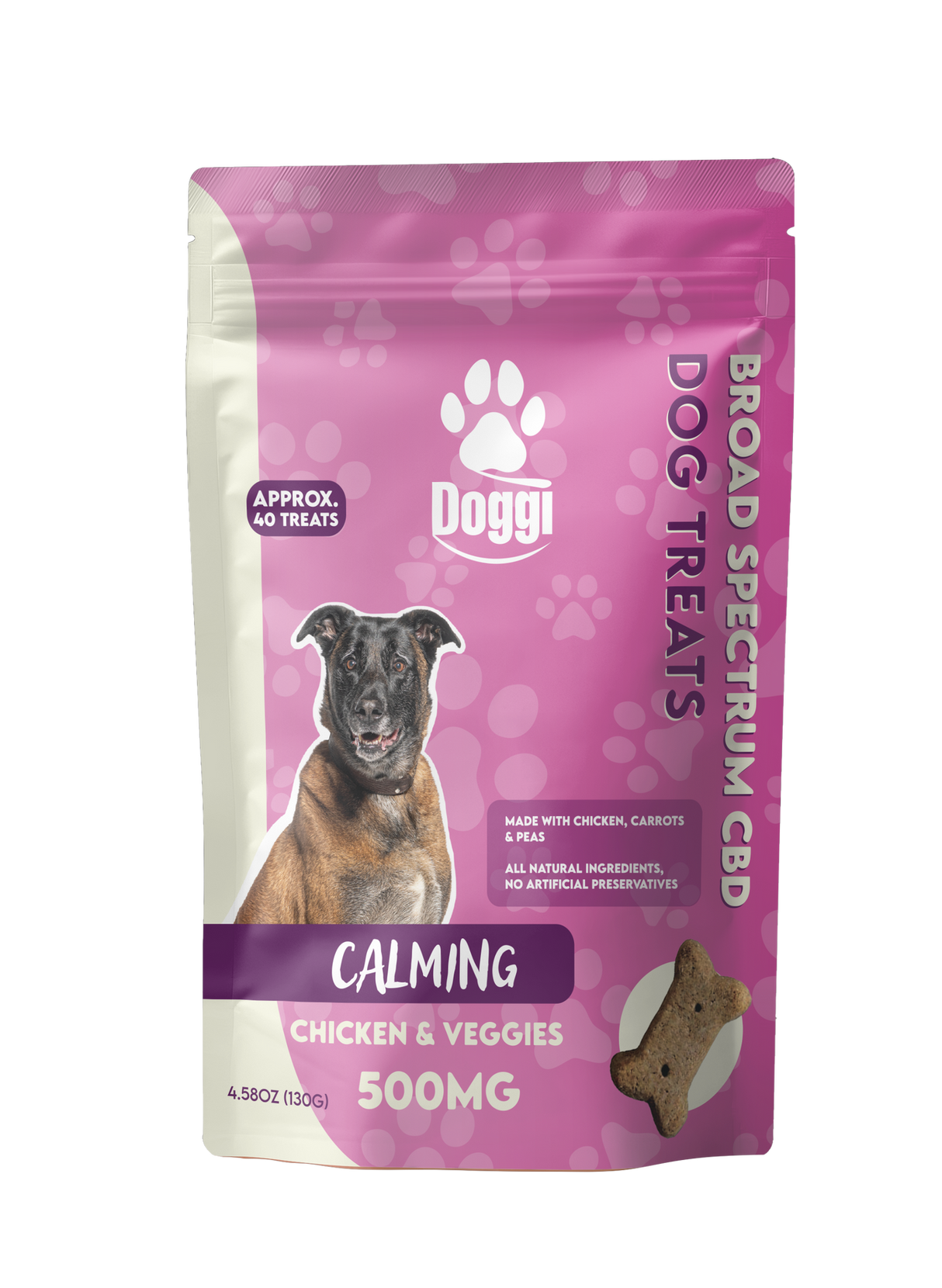Doggi Broad Spectrum CBD Dog Treats - 500mg