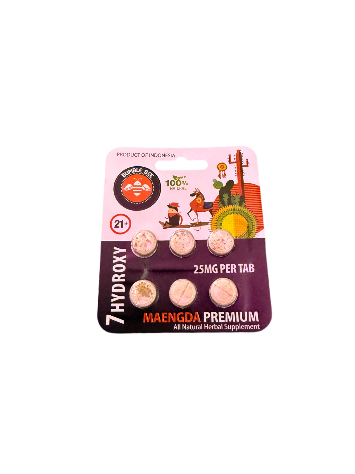 Bumble Bee 7 Hydroxy Kratom Tablets