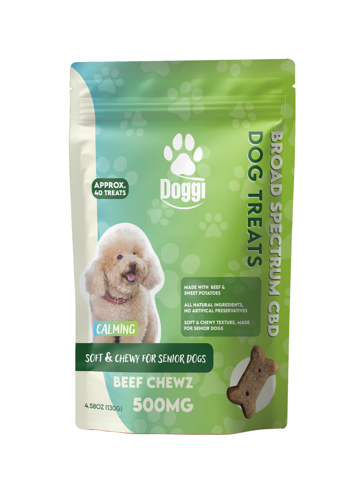 Doggi Broad Spectrum CBD Dog Treats - 500mg
