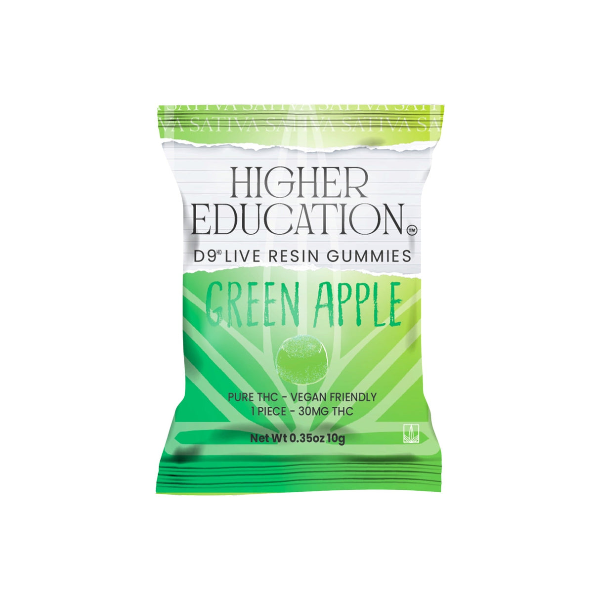 Higher Education D9 THC Live Resin Gummies