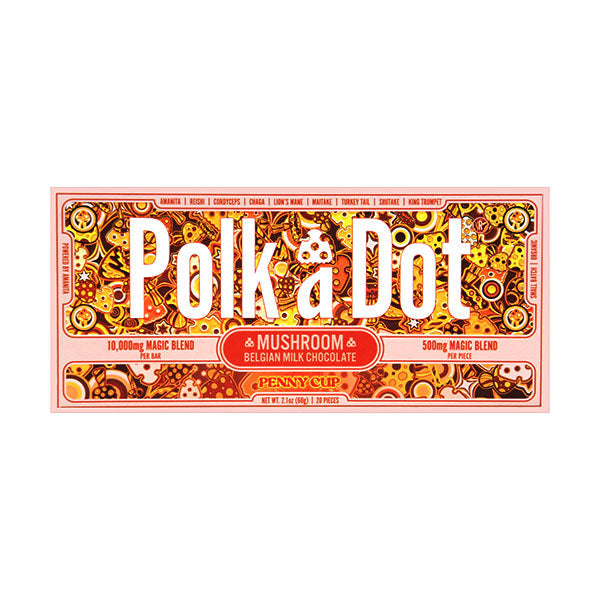 Polk A Dot Mushroom Blend Chocolate Bar - 10,000mg