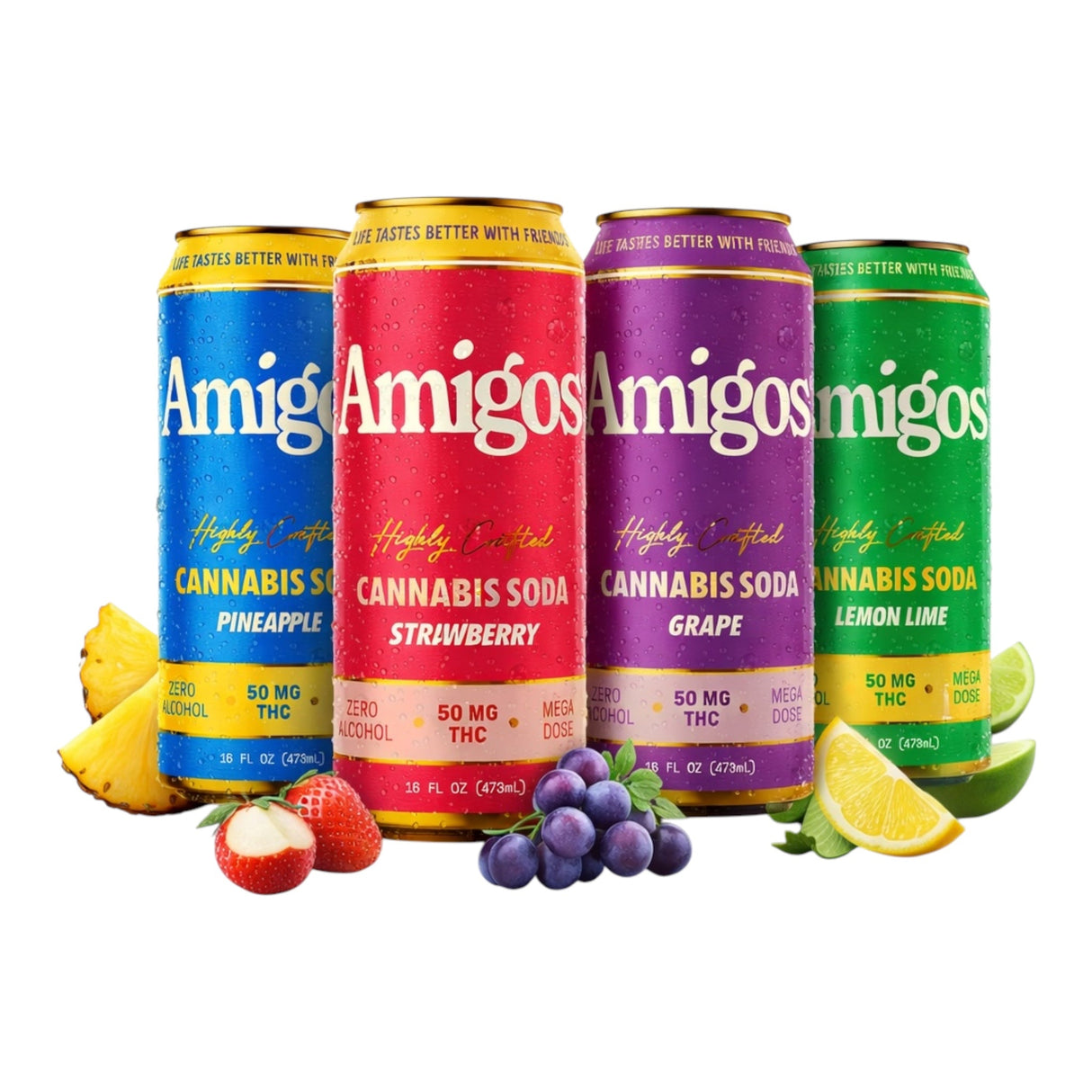 Amigos Highly Crafted Cannabis Soda - 50mg