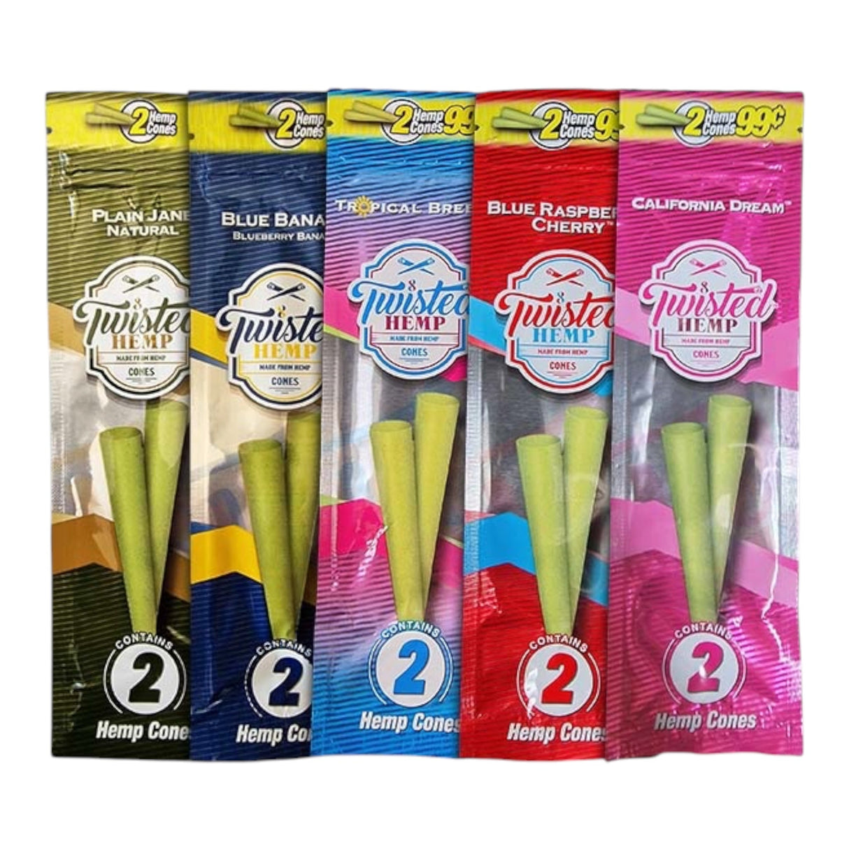 Twisted Hemp Cones