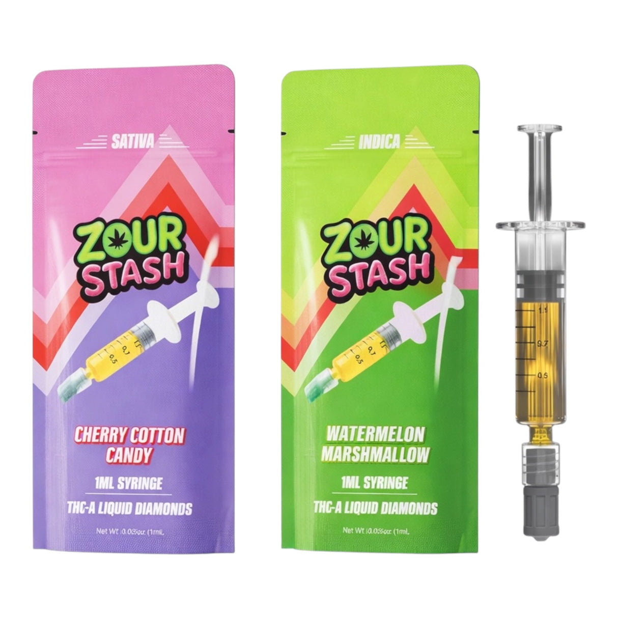 Zour Stash THC-A Liquid Diamonds Syringe - 1ml