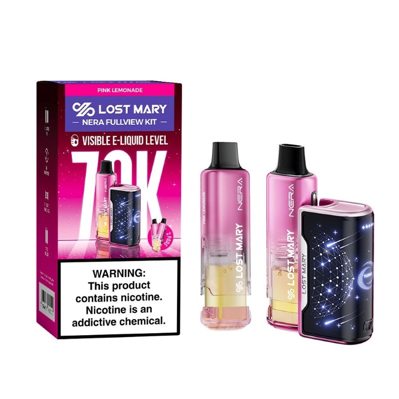 Lost Mary Nera Kit Fullview Disposable Vape - 70,000 Puffs