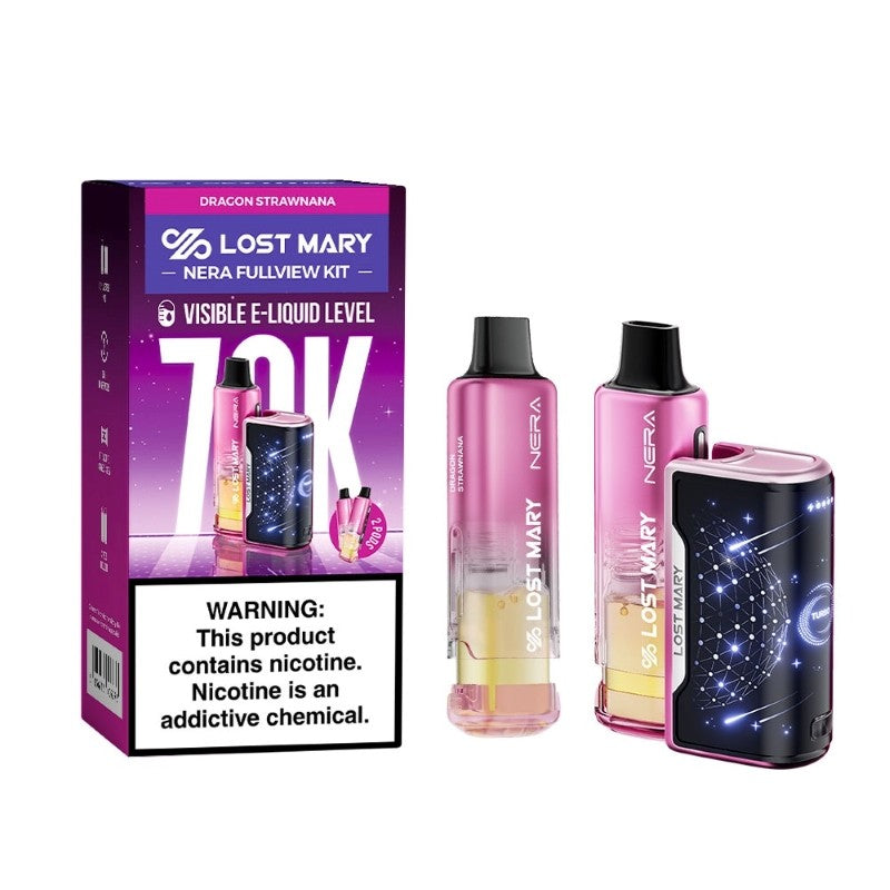 Lost Mary Nera Kit Fullview Disposable Vape - 70,000 Puffs