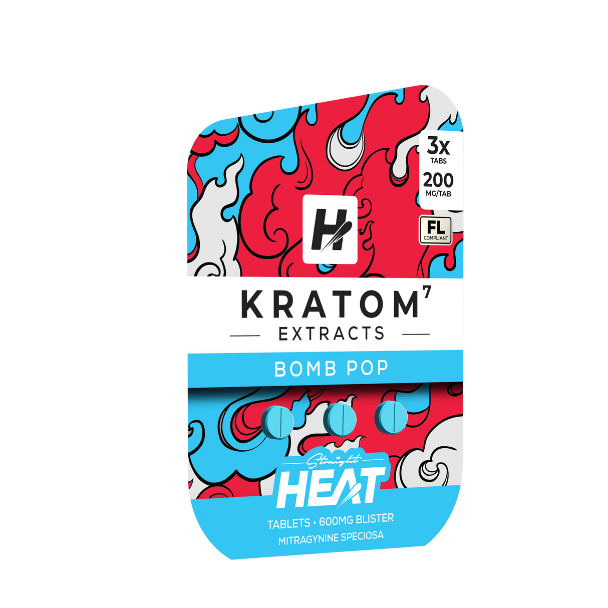 Straight Heat Kratom Extracts Tablets