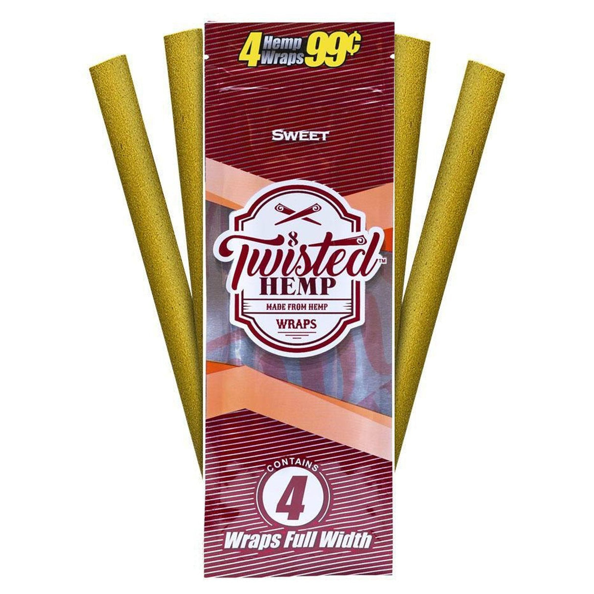 Twisted Hemp Wraps Full Width