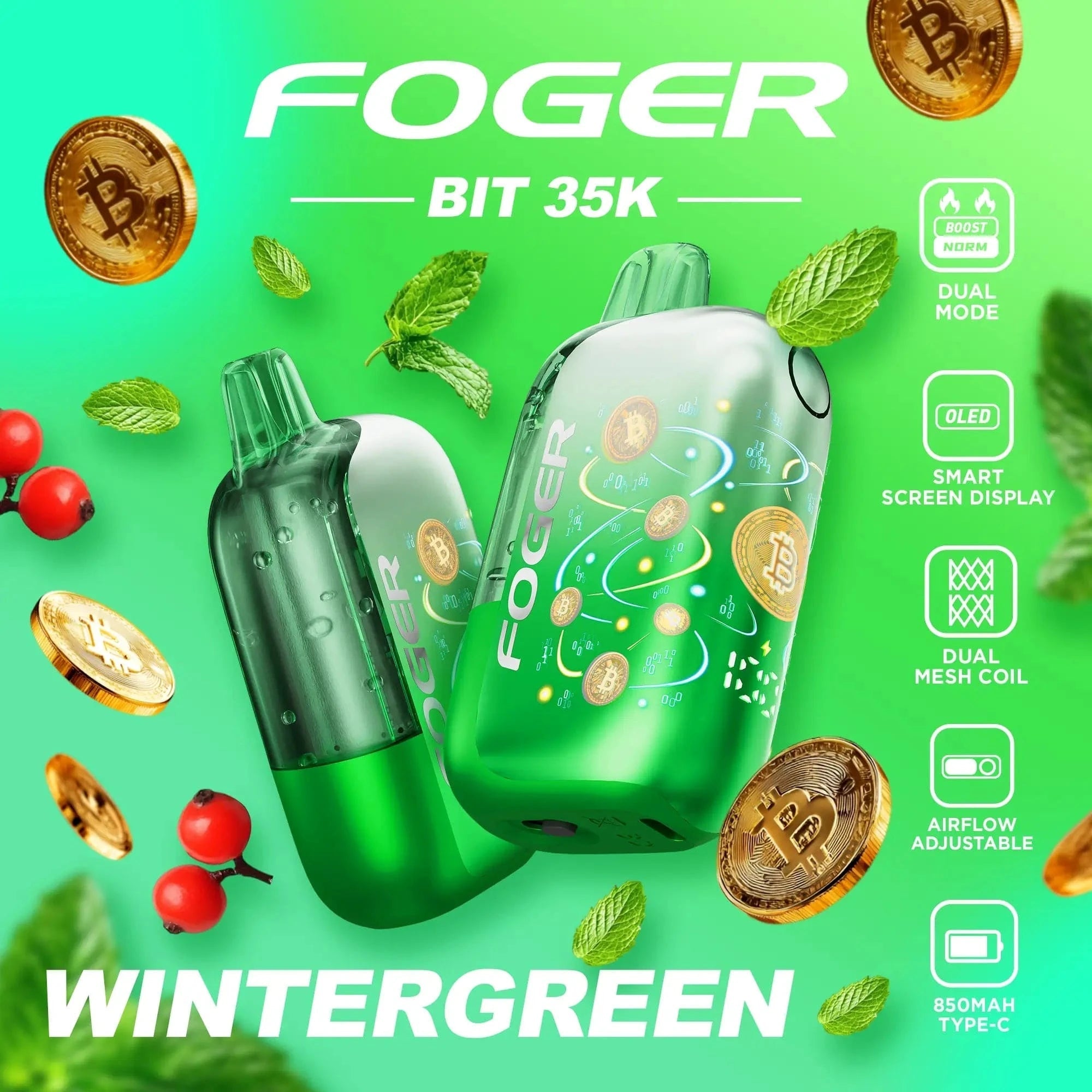 Foger Bit 35K Vape Disposable - 35,000 Puffs