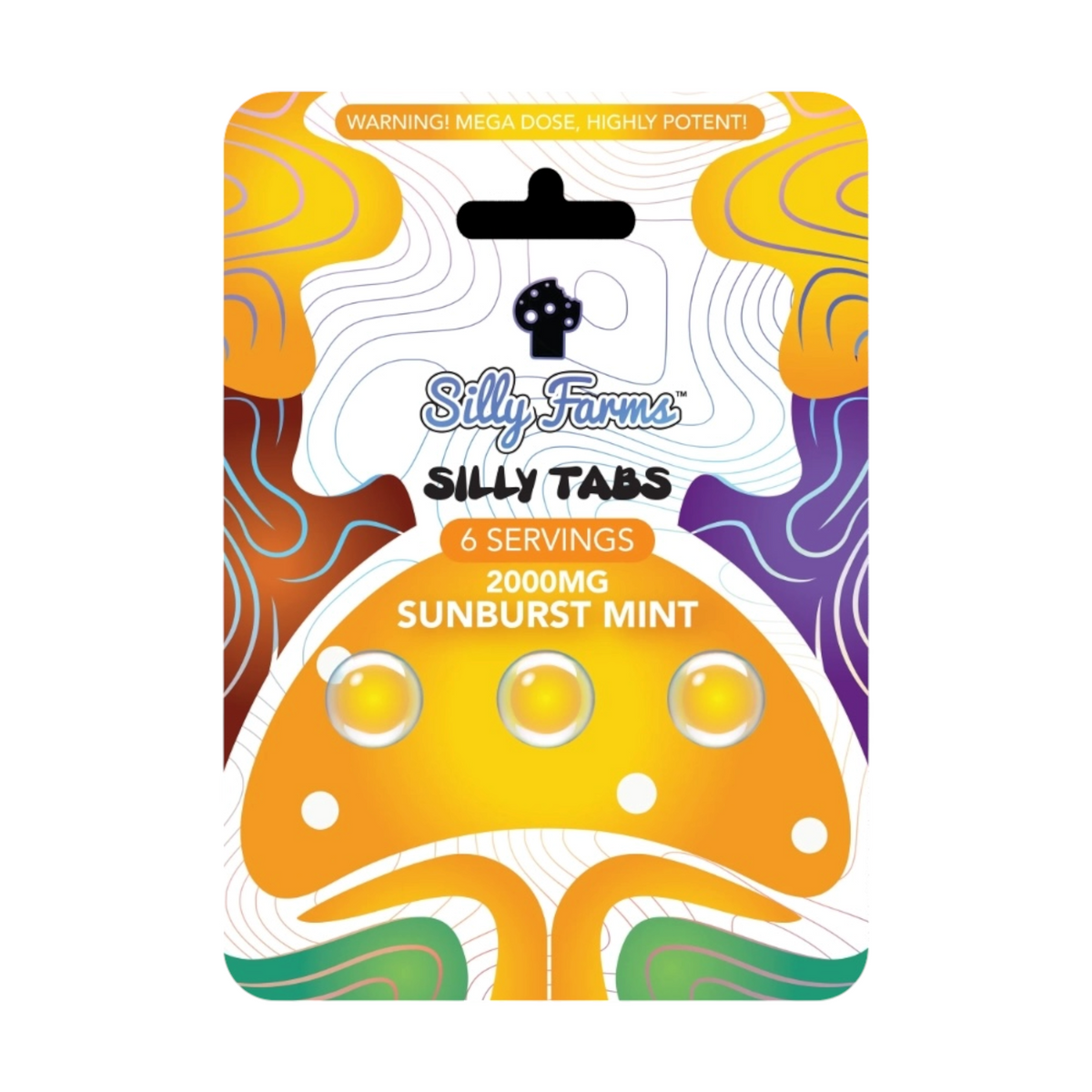 Silly Farms Silly Tabs Nootropic Mushroom Tablets - 2,000mg