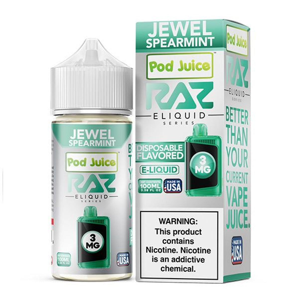 Pod Juice X Raz E-Juice - 100ml