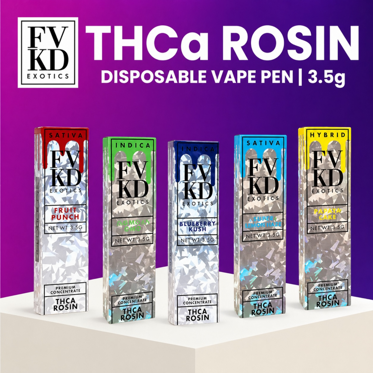 FVKD Exotics THC-A Disposable - 3.5g