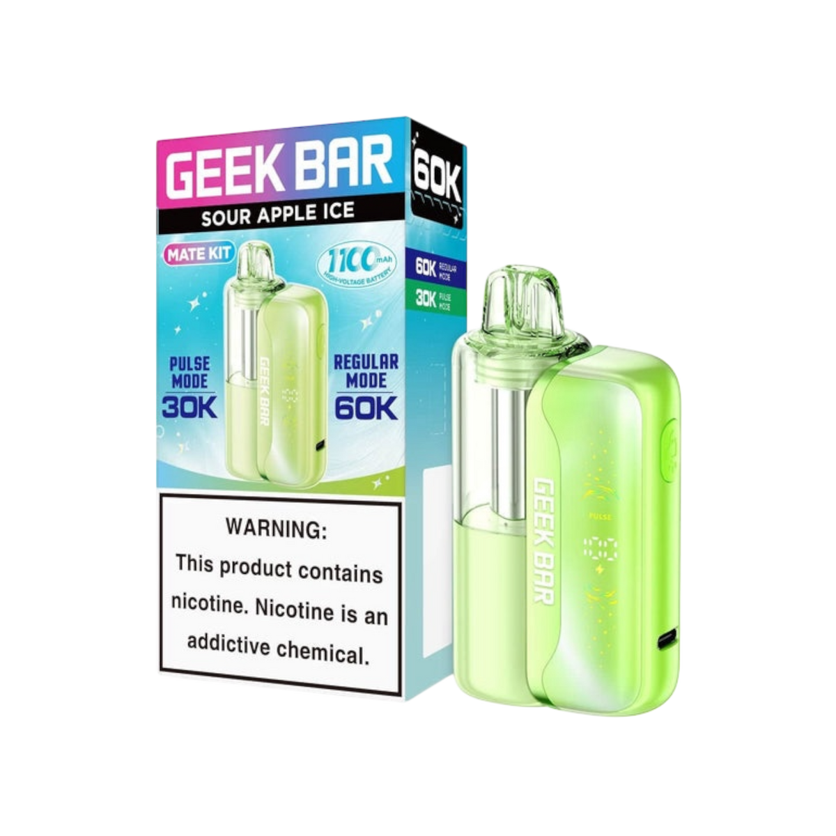Geek Bar Mate 60K Kit Disposable Vape - 60,000 Puffs