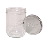 RAW Glass Mason Jar