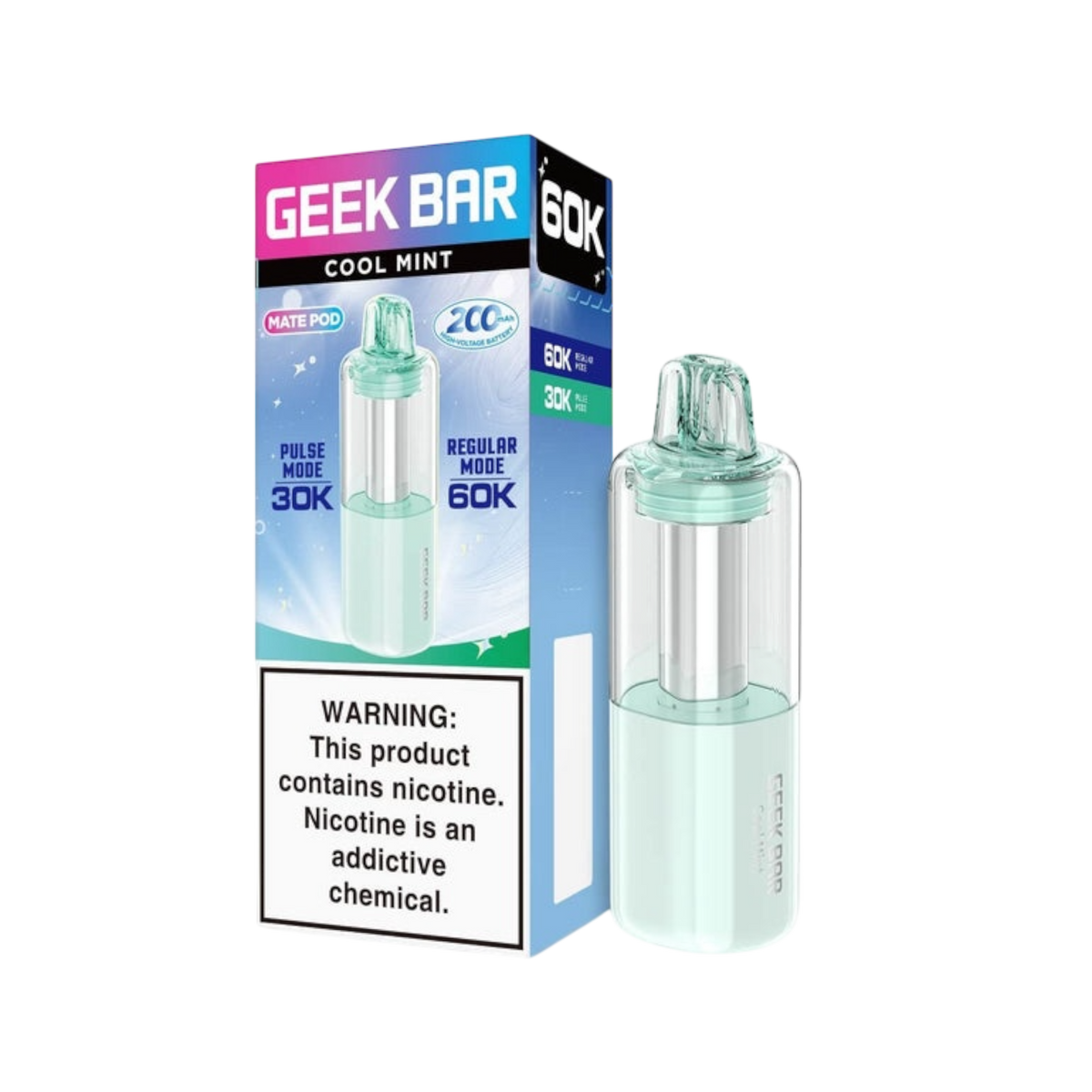 Geek Bar Mate 60K Disposable Pod - 60,000 Puffs