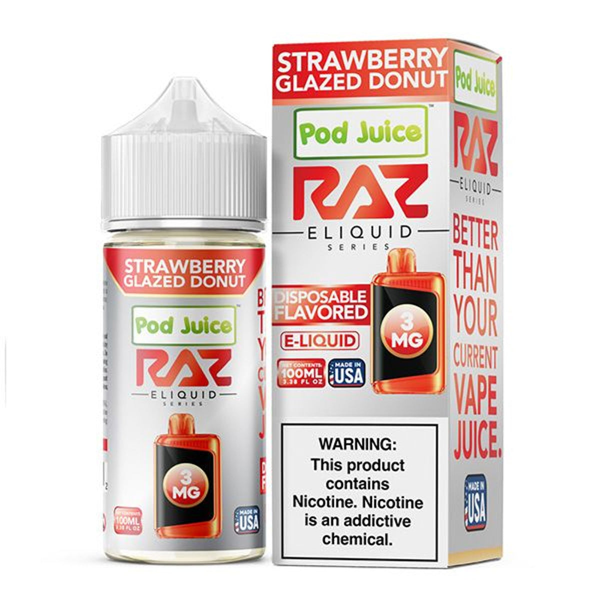 Pod Juice X Raz E-Juice - 100ml