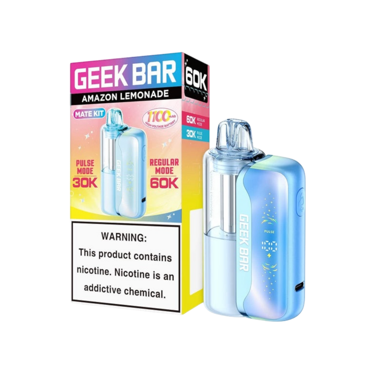 Geek Bar Mate 60K Kit Disposable Vape - 60,000 Puffs
