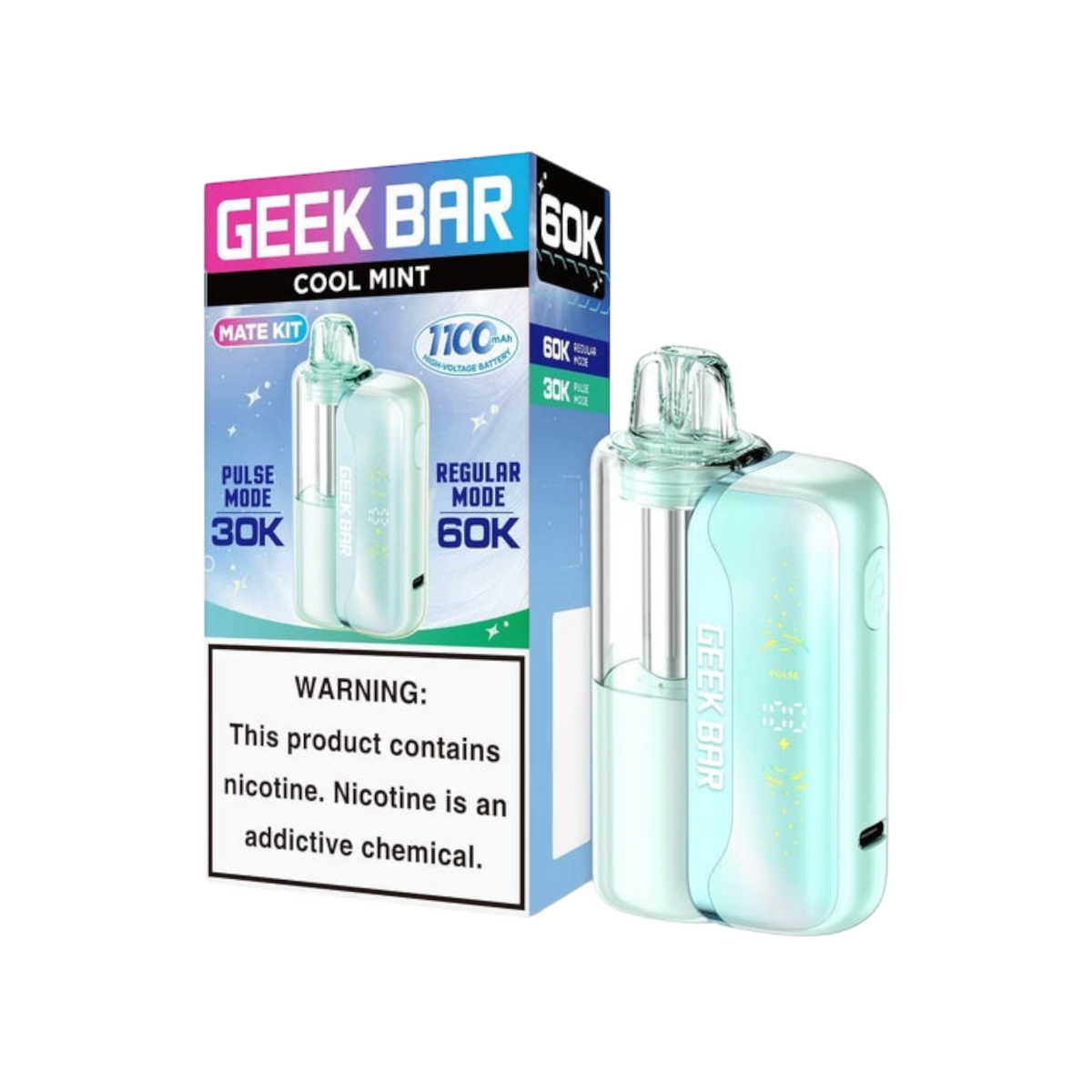 Geek Bar Mate 60K Kit Disposable Vape - 60,000 Puffs