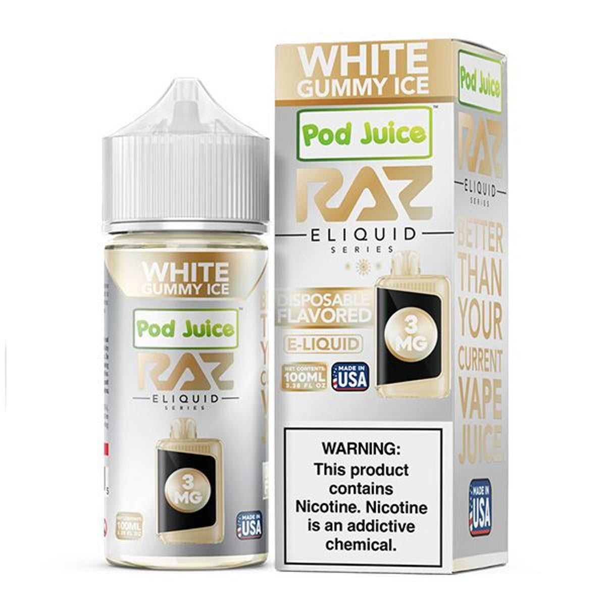 Pod Juice X Raz E-Juice - 100ml