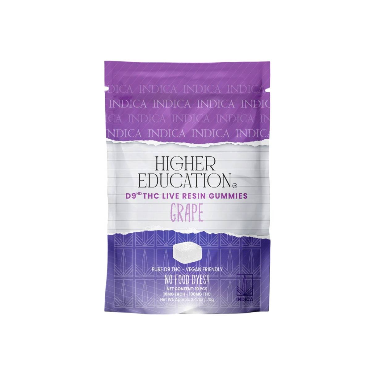 Higher Education D9 THC Live Resin Gummies