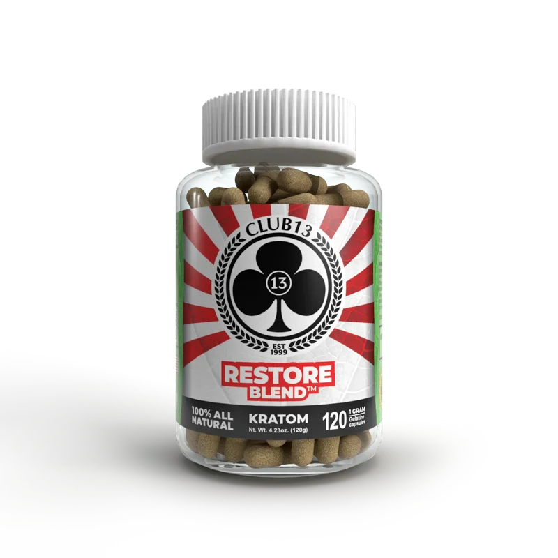 Club 13 Kratom Capsules - 120 Capsules