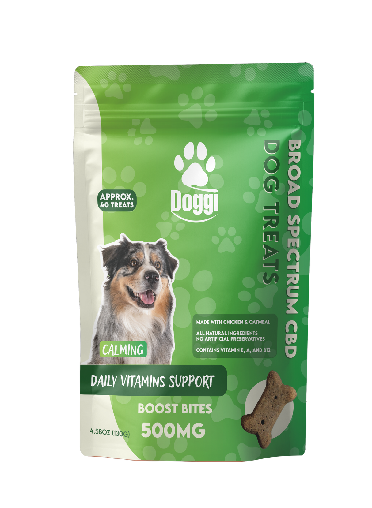 Doggi Broad Spectrum CBD Dog Treats - 500mg