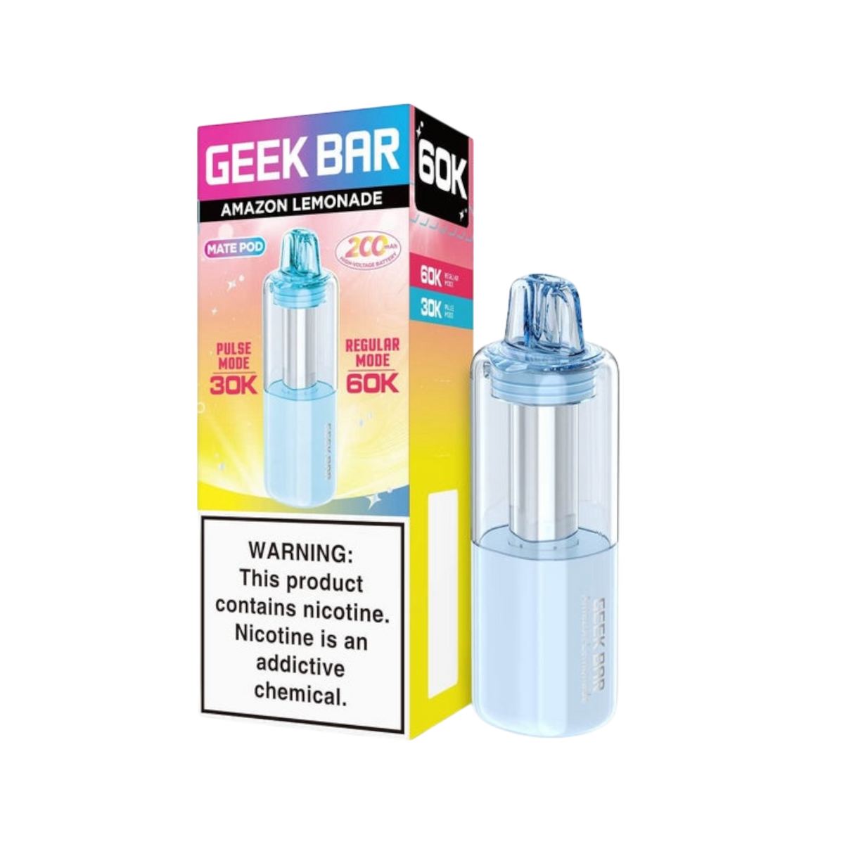 Geek Bar Mate 60K Disposable Pod - 60,000 Puffs