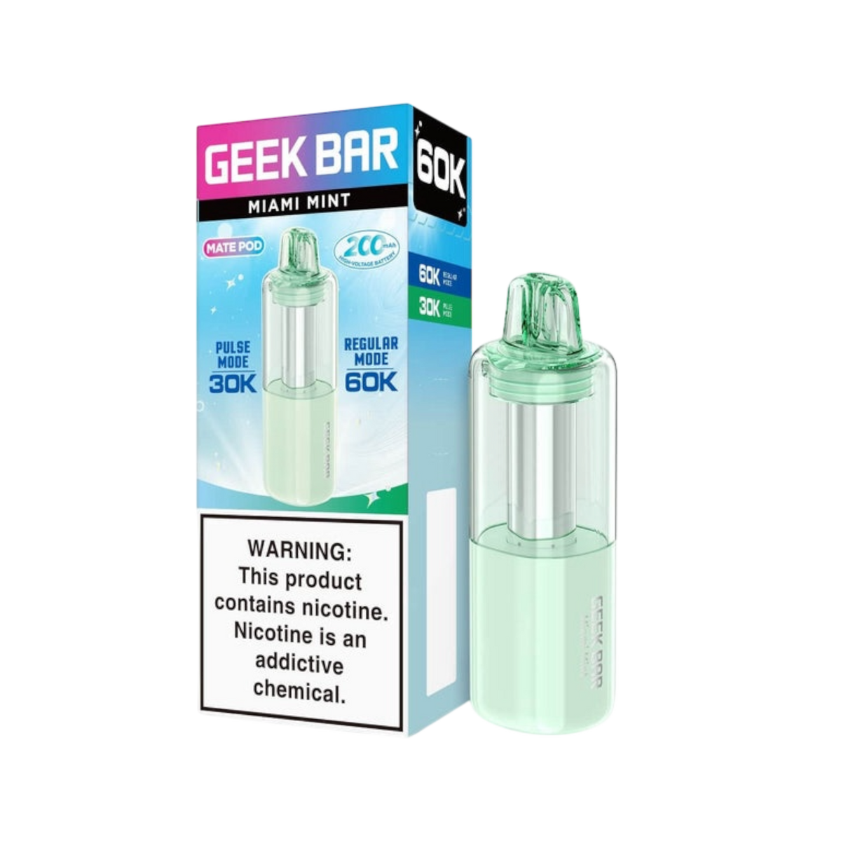 Geek Bar Mate 60K Disposable Pod - 60,000 Puffs
