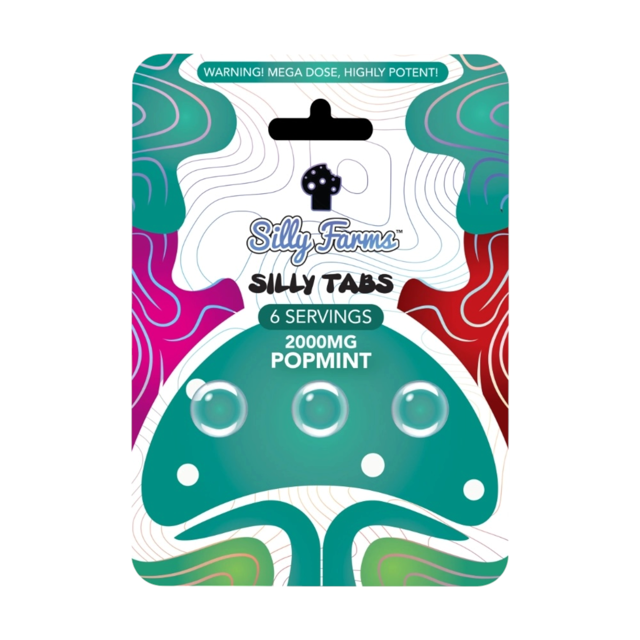 Silly Farms Silly Tabs Nootropic Mushroom Tablets - 2,000mg