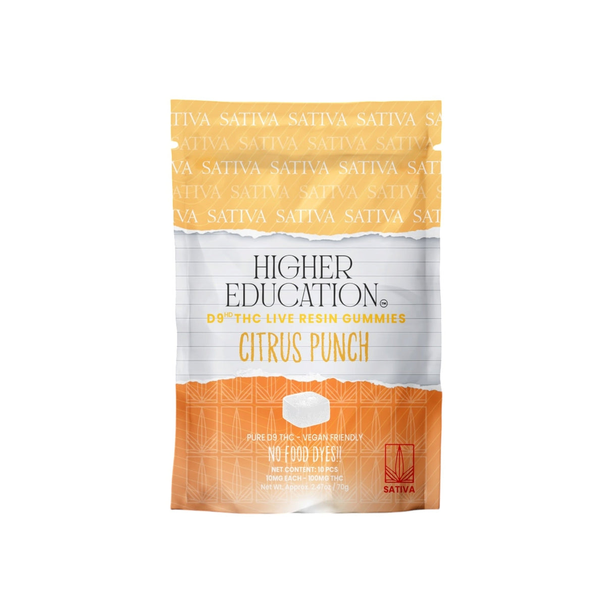 Higher Education D9 THC Live Resin Gummies
