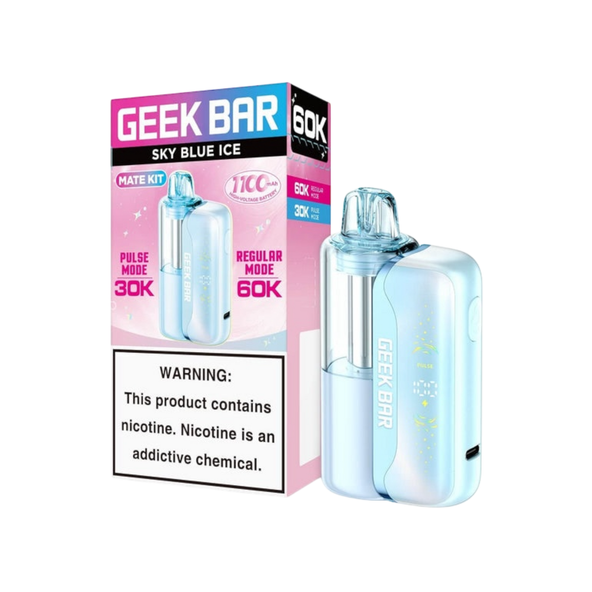 Geek Bar Mate 60K Kit Disposable Vape - 60,000 Puffs