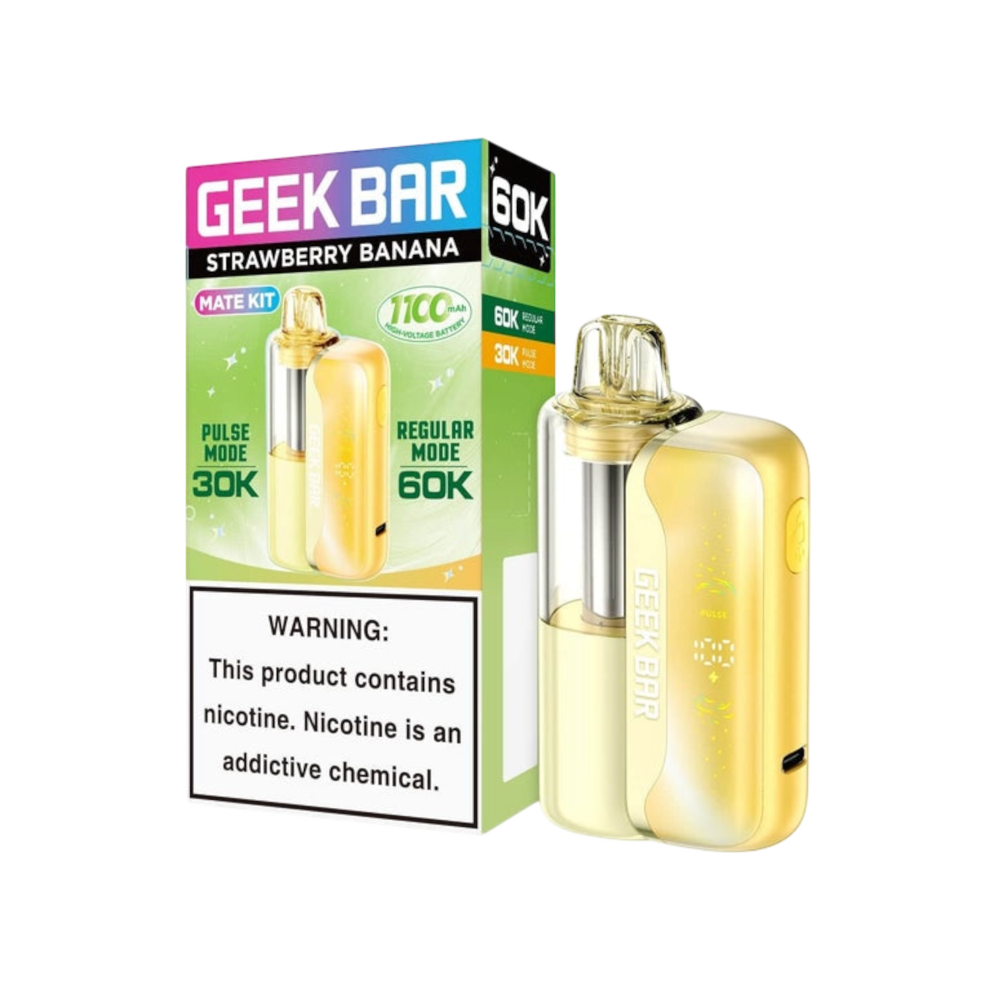 Geek Bar Mate 60K Kit Disposable Vape - 60,000 Puffs
