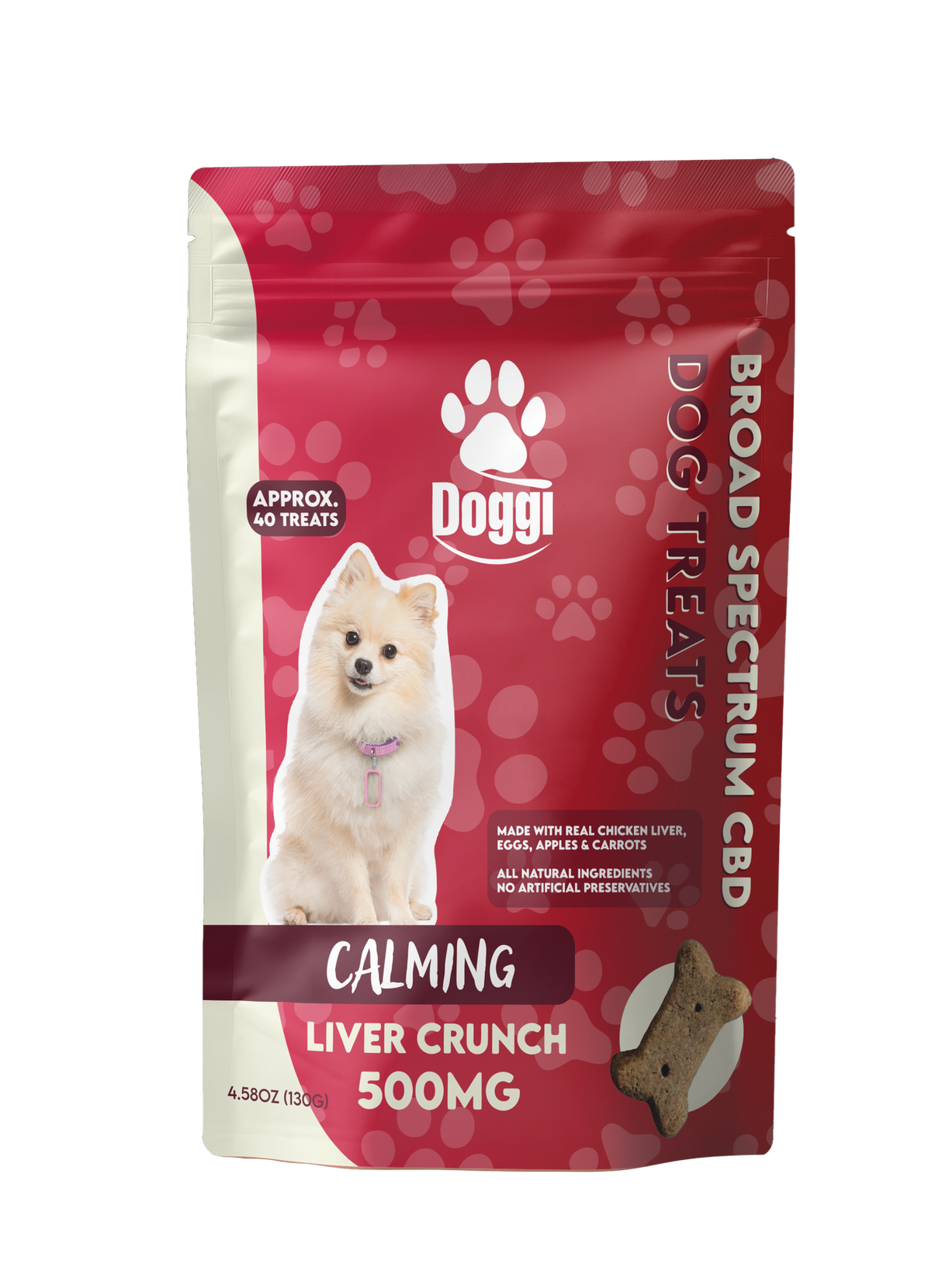 Doggi Broad Spectrum CBD Dog Treats - 500mg