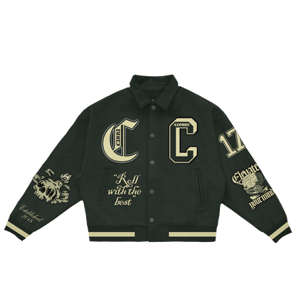 Canna Clouds Varsity Jacket