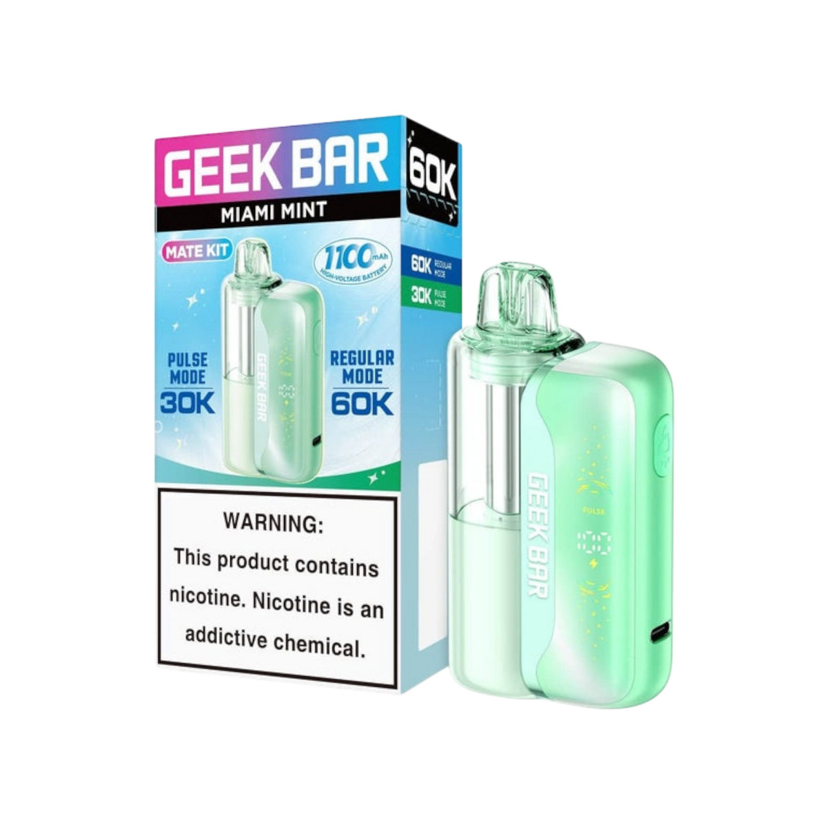 Geek Bar Mate 60K Kit Disposable Vape - 60,000 Puffs