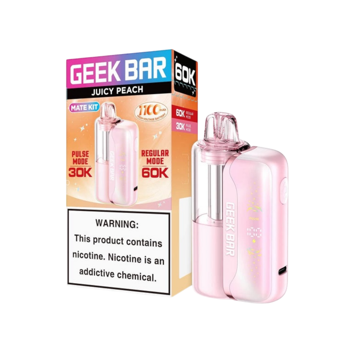 Geek Bar Mate 60K Kit Disposable Vape - 60,000 Puffs