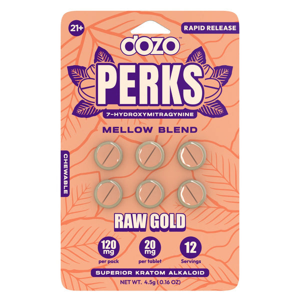 Dozo Perks 7-Hydroxymitragynine Kratom Capsules