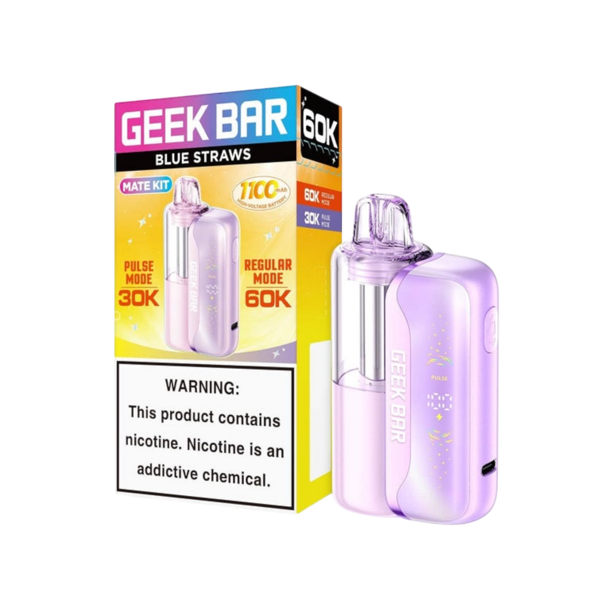 Geek Bar Mate 60K Kit Disposable Vape - 60,000 Puffs