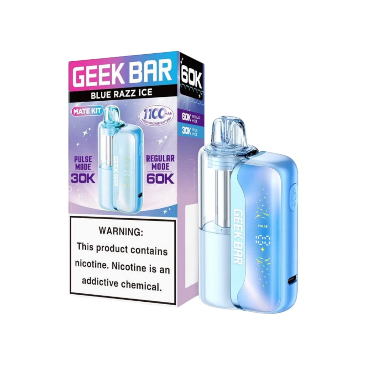 Geek Bar Mate 60K Kit Disposable Vape - 60,000 Puffs