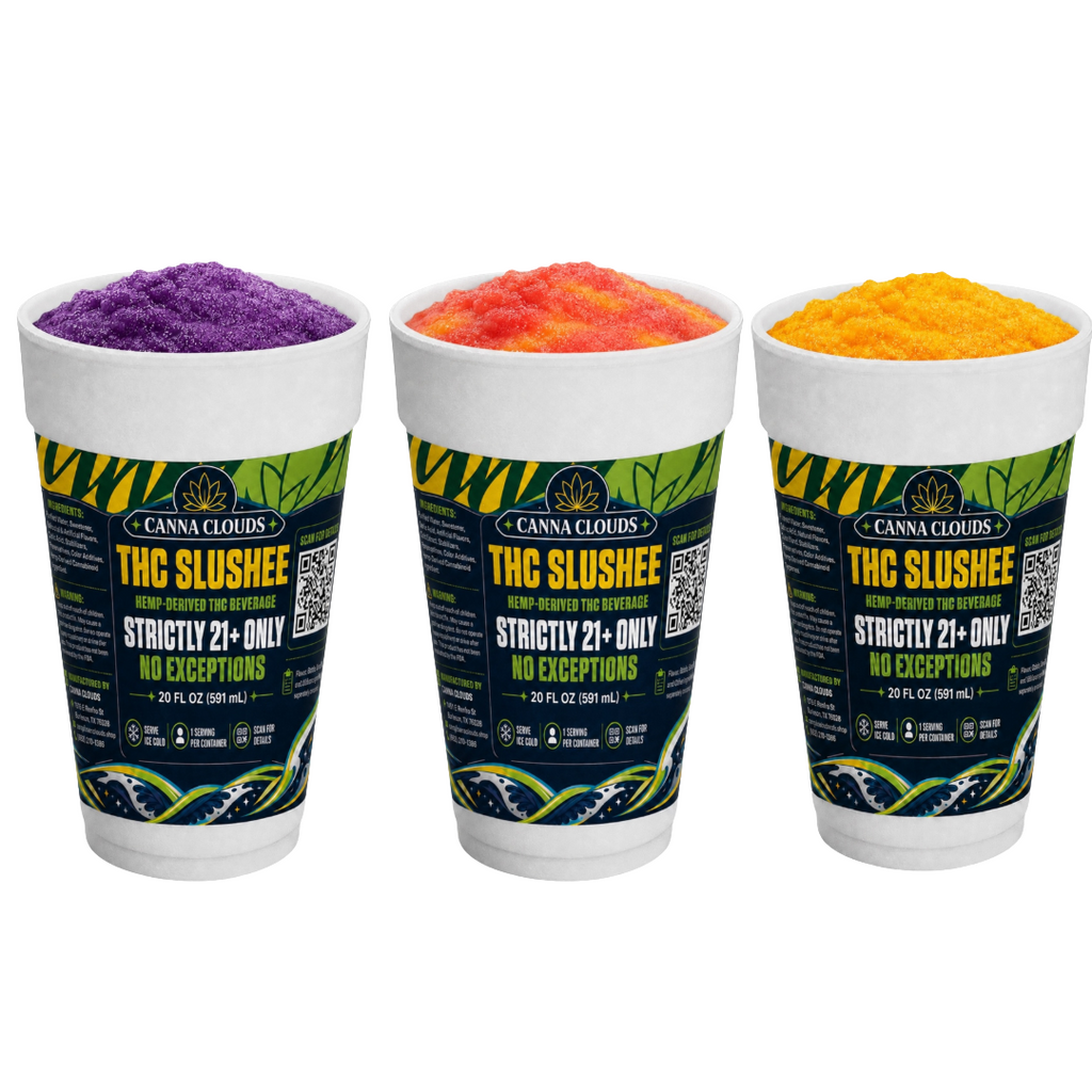 Canna Clouds D9 Slushies - 100mg