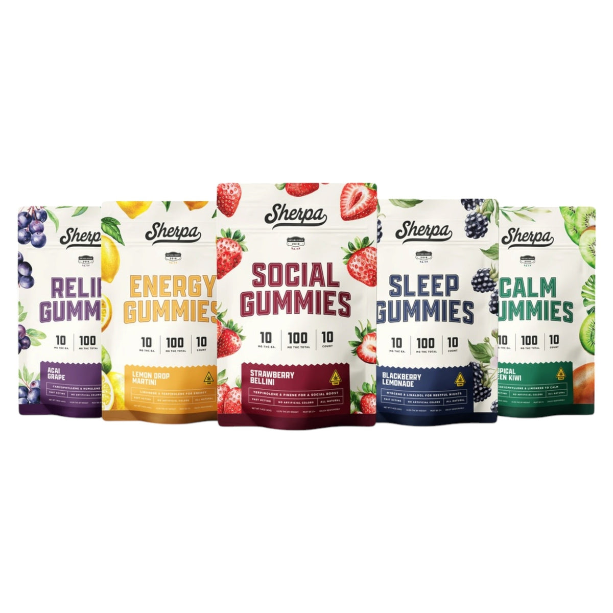 Sherpa Fast Acting THC Gummies