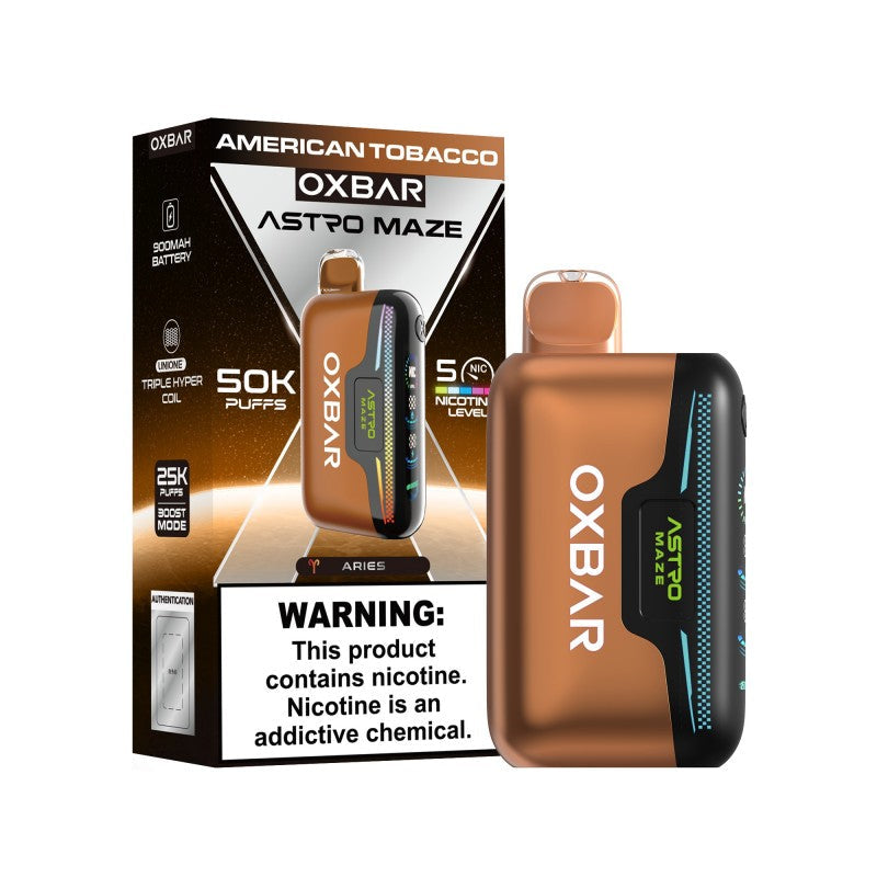 Oxbar Astro Maze Disposable Vape - 50,000 Puffs