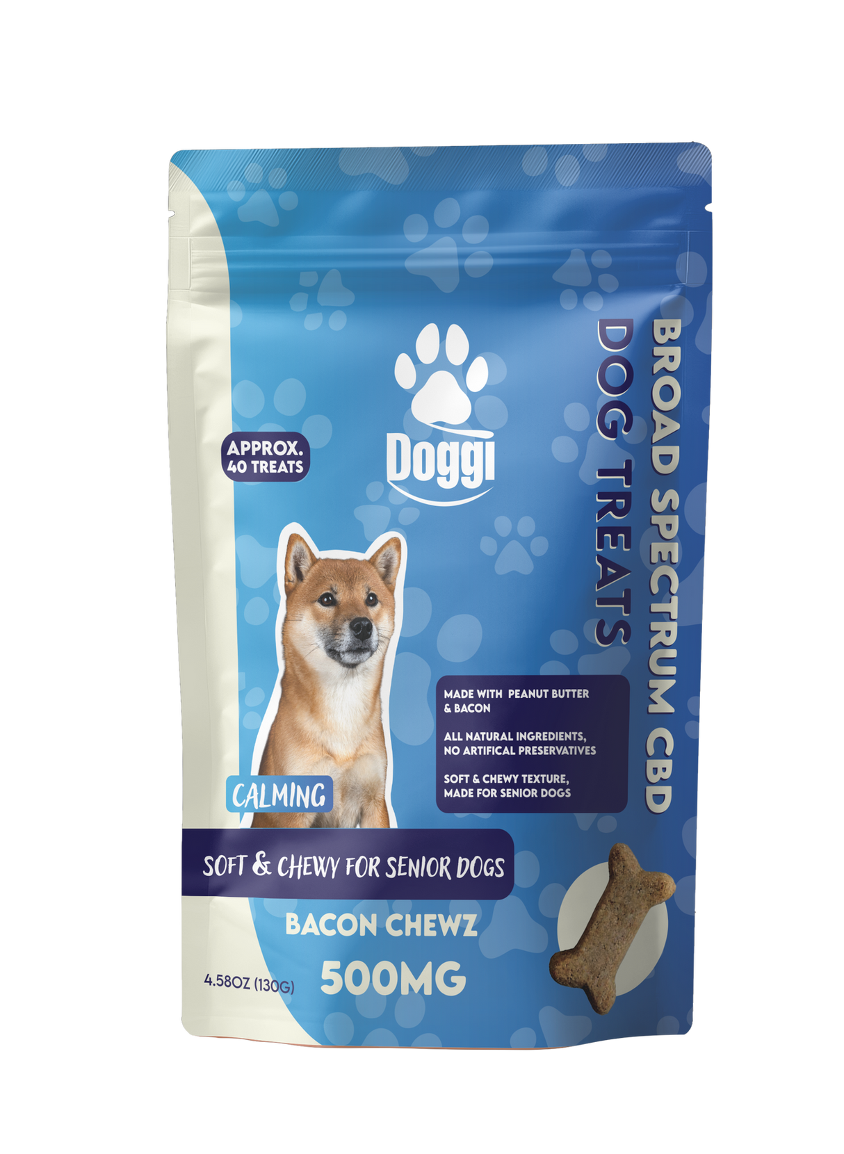 Doggi Broad Spectrum CBD Dog Treats - 500mg