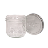 RAW Glass Mason Jar