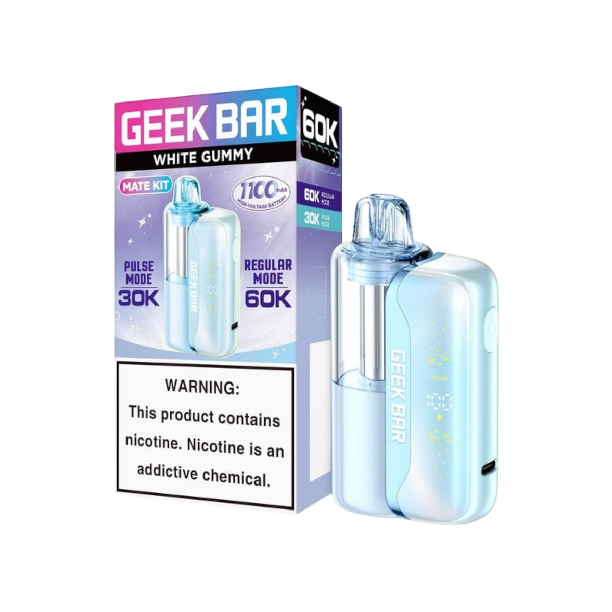 Geek Bar Mate 60K Kit Disposable Vape - 60,000 Puffs