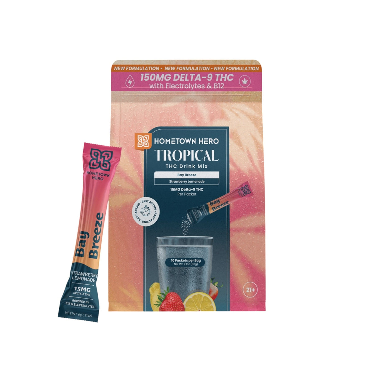 Hometown Hero THC Drink Mix - 15mg
