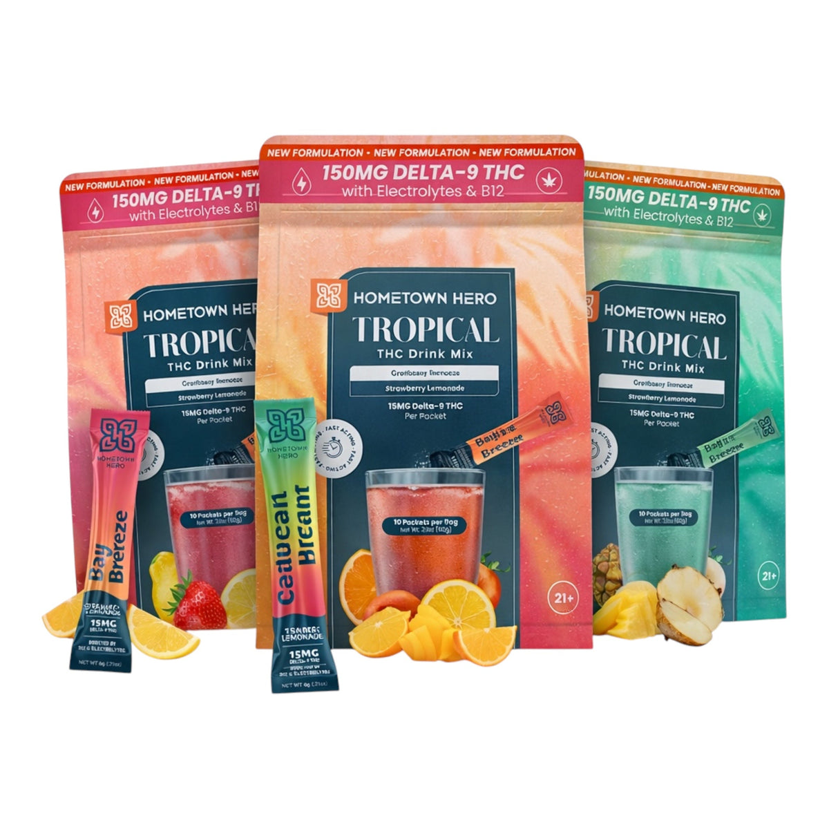 Hometown Hero THC Drink Mix - 15mg